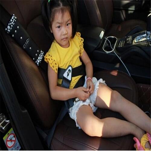 2021 May new Child safety belt retainer Strap adjuster Limit car seat Anti-stroke simple protective sleeve