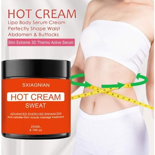 200ml Fat Burning Cream Anti-cellulite Full Body Slimming Weight Loss Massaging Cream Leg Body Waist Effective Reduce Cream