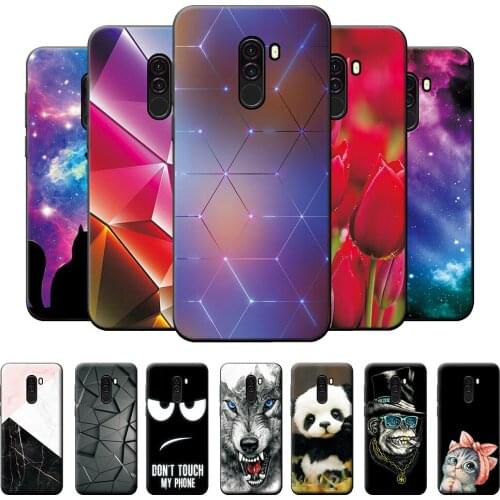For Xiaomi Poco phone F1 Case Xiaomi Poco phone F1 Silicone Protective Cover Case For Xiaomi Poco phone F1 Soft TPU Back Case