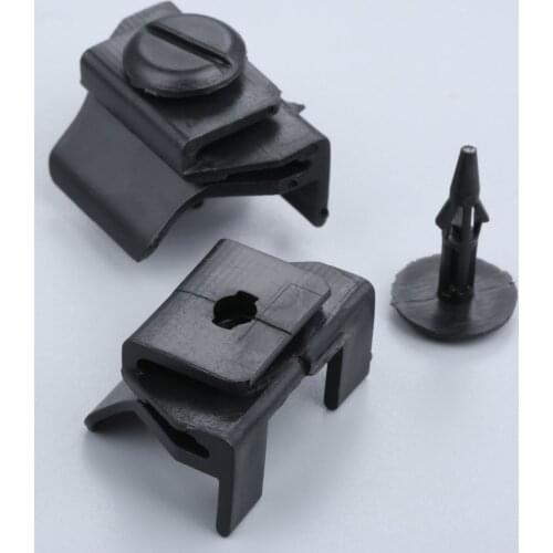 20Pcs Retaining Fastener Front Bumper Retaining Clip Fender Retainer Black Fasteners Fit For Toyota 53879-28010 538790R010