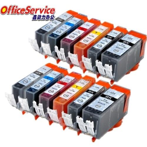 12X PGI-525 CLI-526 PGI525 CLI526 Compatible ink Cartridge For Canon IP4950 MX715 MX885 MG6150 MG6250 MG8150 MG8250 printer