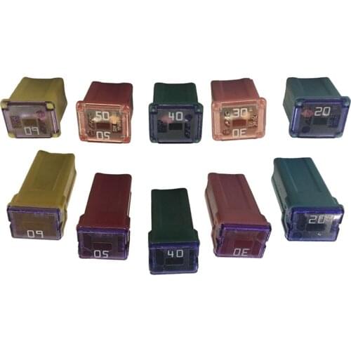 Automotive Box Shaped Cartridge Fuse Kit For Cars Trucks SUVs 20A/30A/40A/50A/60A