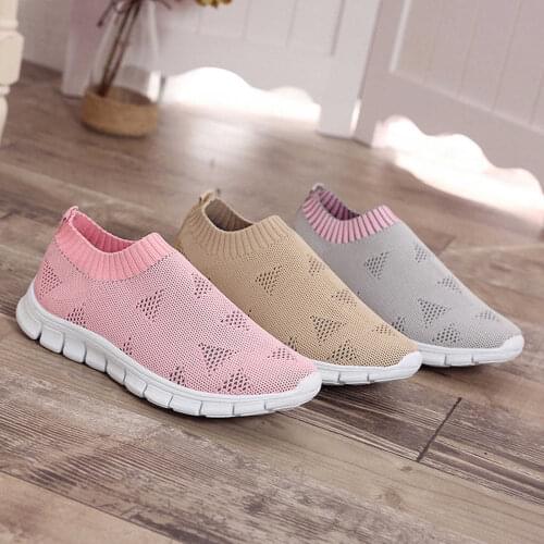 Outdoor Mesh Running Shoes Womens Sports Running Sports Shoes Breathable Jogging Casual Running Shoes