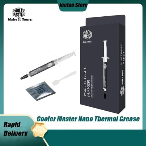 Cooler Master Nano Thermal Grease 2/4g W/m.k=11 For CPU Heatsink Processor GPU Cooling High Performance Corrosion Resistance