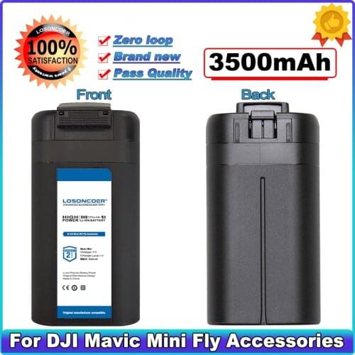 LOSONCOER 3500mAh High Capacity Battery For DJI Mavic Mini Drone Battery 30 minutes flight time +Two-Way Battery