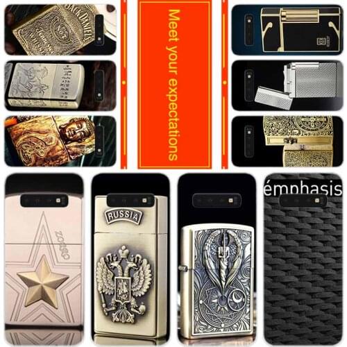 Case Soft for Samsung Note 20 10 9 8 TPU Silicone Cover Pack Note20plus Note10pro Bumper Bag Fitted Cases Kerosene lighter