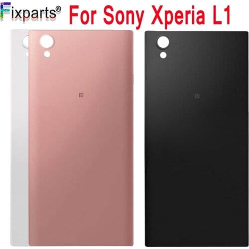 New For Sony Xperia L1 G3311 Back Housing Rear G3312 Battery Cover Door Housing Case Replacement Parts For Sony L1 Battery Cover