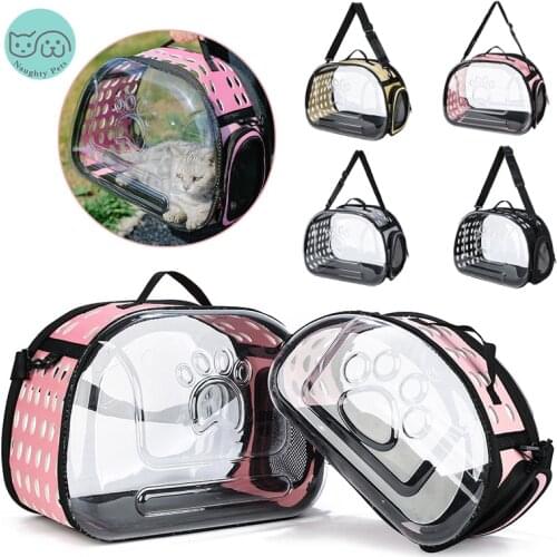 Pet Cat Carrier Bags Portable Breathable Shoulder Bag Handbag For Puppy Small Dogs Cats Travel Outdoor Carrier Pouch Cage