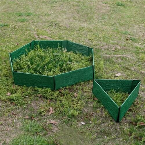 Garden Edging Border Self-assembly Landscape Plants Bed Holder Plates Inserting Terrace Board Edging for Outdoor 15*50cm XHC88