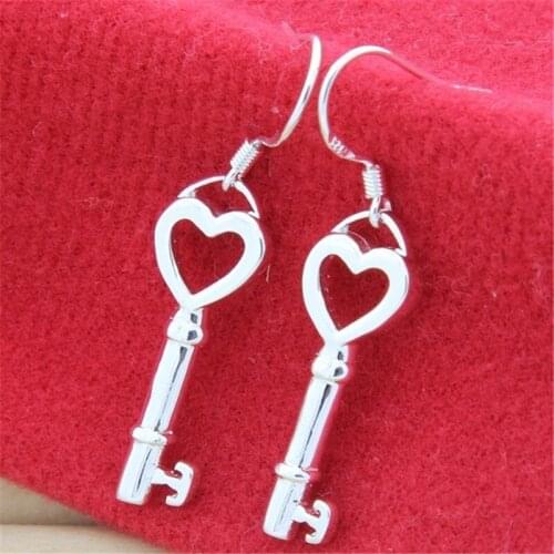 New 925 Sterling Silver Earrings O-Shaped Earrings For Women Fashion Jewelry Wedding Gifts
