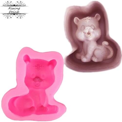 3D twelve zodiac cartoon tiger shape silicone mold soft candy chocolate mold cake decorating tool kitchen kitchens