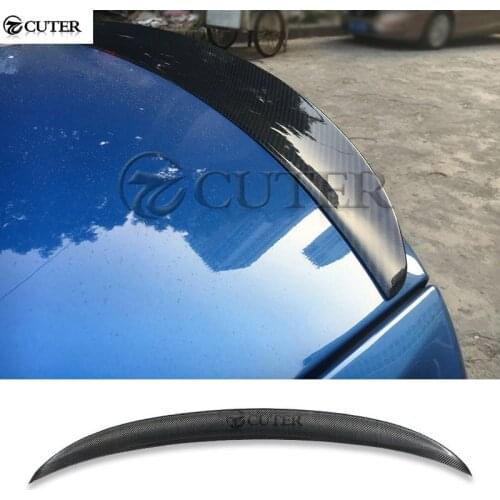 F32 P style Carbon fiber Car Rear Wings trunk Lip Spoiler For BMW F32 Coupe 4 series 428i 435i 430i 440i 420i car body kit 13-18