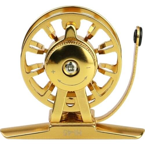 Gorgons Ice Fishing Gear Break Ultralight Smooth 44mm 54mm Ice Fishing Reel Raft Fly Fishing Wheel