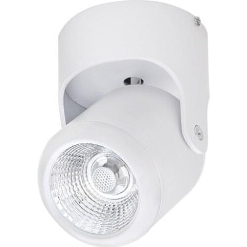 110V 220V Input 3W/5W/7W/10W/12W/15W/20W LED surface mounted ceiling lamp rotatable COB background spot light For indoor use