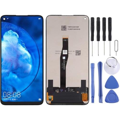 LCD Screen and Digitizer Full Assembly for Huawei Nova 5z / SPN-AL00 / SPN-TL00 (Black)