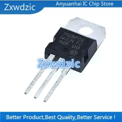 Zxwdzic 10pcs new imported original P60NF06 STP60NF06 TO-220 FET MOSFET 60V60A