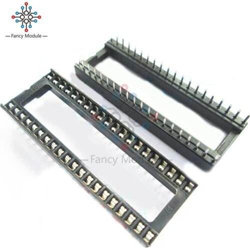 10PCS 2.54mm 40pin DIP IC Sockets Adaptor Solder Type Dip-40P