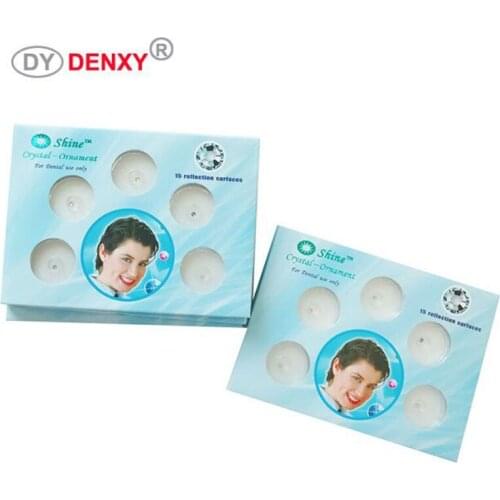 2box Dental Crystal Tooth Stone Crystal Diamond Teeth Decoration Jewelry Teeth Whitening Ornament Dental Bracket Orthodontic