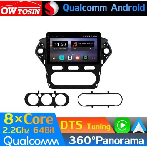 Qualcomm 8Core Android Car Media For Ford Mondeo 4 mk4 2010-2014 GPS 360 Panoramic Radio CarPlay WiFi DTS DSP HIFI Optical HDMI