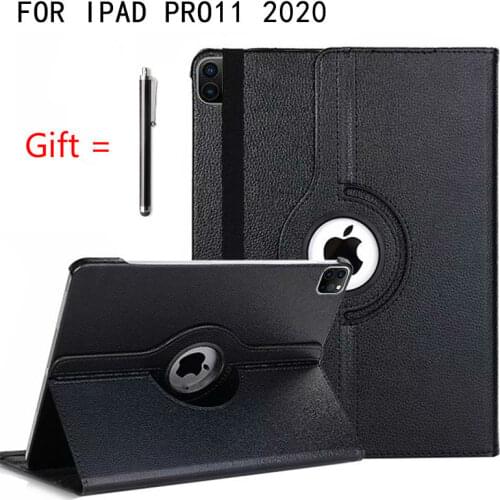 Case for iPad Pro 11"10.5"10.2"Cover 2020/2018/2019 360 Degree Rotating pu Leather Smart Case for iPad 7 8th gen air4 10.9"cover