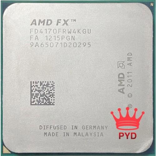 AMD FX-Series FX-4170 FX 4170 4.2 GHz Quad-Core CPU Processor FD4170FRW4KGU Socket AM3