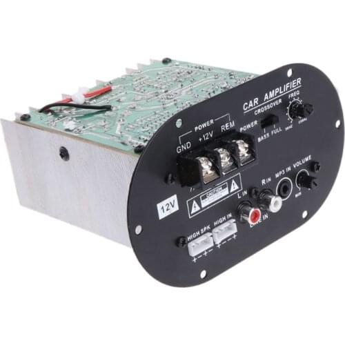 JINSHENGDA 120W 8-12" Core Tube Car Board Tritone /Pure Bass Amplifier 12V