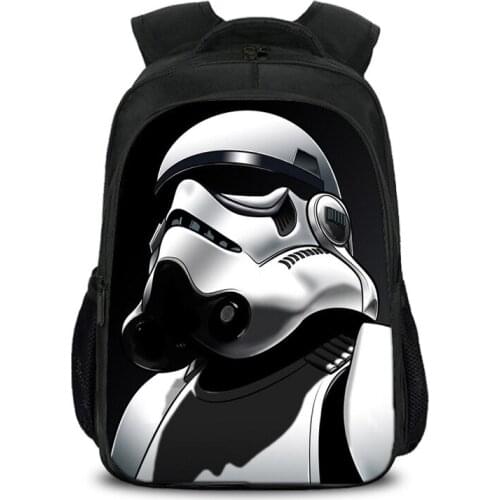 New 3D Backpack Star Wars Printing Fashion Cartoon Characters Cool School Backpacks For Kids mochila infantil menina