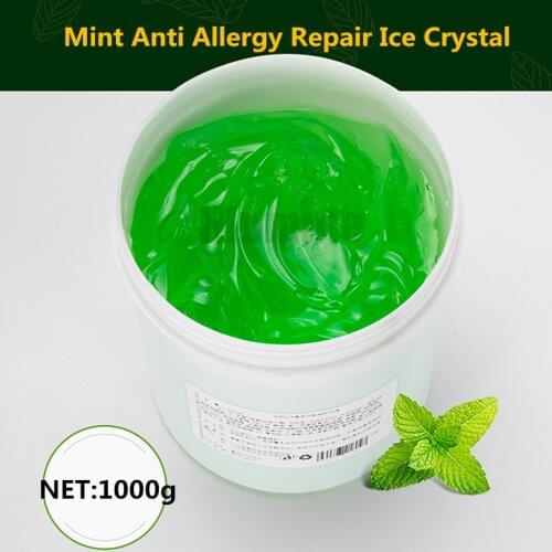 Skin Care Day Cream Mint Anti Allergy Repair Ice Crystal 1000g Repair Acne Recovery Elastic Cosmetics OEM Beauty Salon Equipment