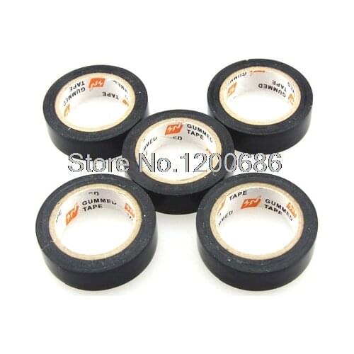 PVC10 meters 5M black insulation electrical tape Black PVC Electrical Tapes Flame Insulation Adhesive Tape DIY Electrical Tools