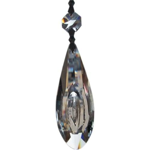 Garland 10 Transparent Chandelier gorgeous 33% Full Crystal Healing Pendulum Lamp Prisms Hanging Pendants Rainbows 76mm M02046