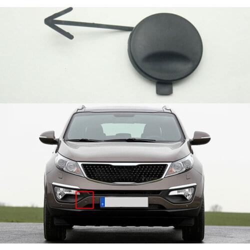 Auto Front Bumper Tow Hook Cover Hauling Hook Eye Lid Trailer Cap For KIA Sportage 2014 2015
