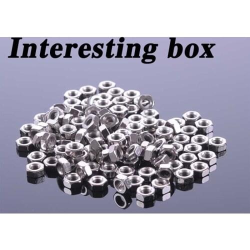 Round head cross bolt, screw, nut, switch socket installation fitting, 50 pieces, multi specification m3 M4 M5