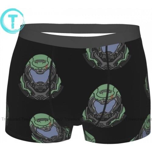 Doom Game Underwear Printed Polyester Sublimation Trunk Hot Boys Cute Boxer Brief