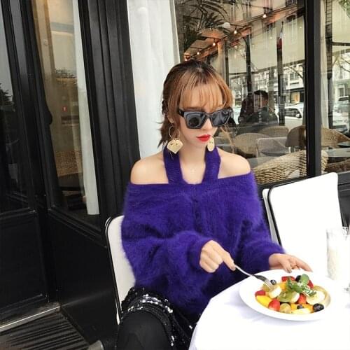 New patte new genuine mink cashmere sweater womenpullovers free shipping S2030