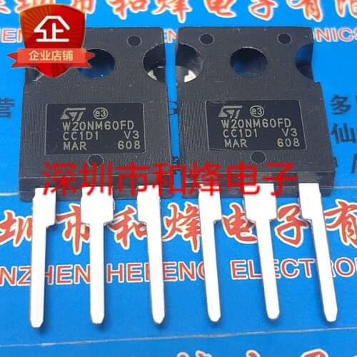 Original 2pcs/ W20NM60FD STW20NM60FD TO-247 600V 20A