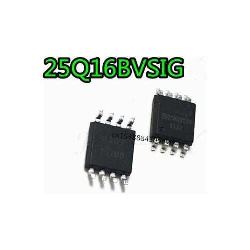 Original 5pcs/ 25Q16 25Q16VSIG 25Q16BVSIG SOP-8