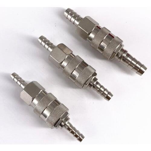 Plug Pneumatic Fitting European Standard Quick Connector 6/8/10mm Hose Barb Coupler Adapter For Air Compressor