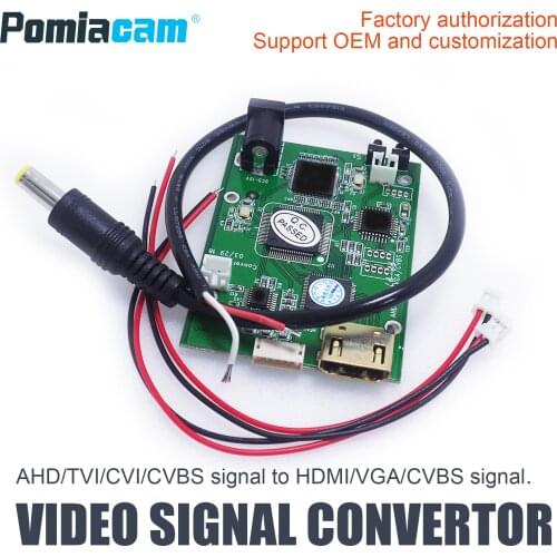 AHD41 10pcs/lot AHD To HDMI Signal Converter , AHD TVI CVI CVBS Signal To HDMI VGA CVBS Signal Converter Board Support OEM