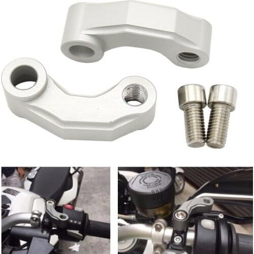 R1200GS Motorcycle Mirrors Riser Extension Brackets Adapter fit for BMW R1200GS LC/ R1200 GS LC Adventure 2013-2016 2015