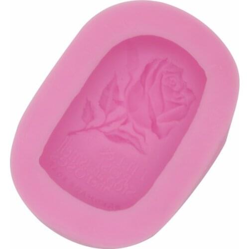 Rose Mold Soap Handmade Silicone Mold 19-67