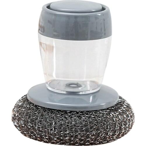 Wonderlife Pressing Cleaning Brush Built-in Liquid Storage Tank Kitchen Dishwashing Pot Brush Household Cleaning Tools TB