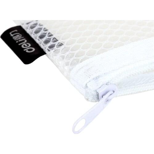 DL 5691 file bag waterproof zipper material bag B5 white drawing bag document wholesale Stationery for office supplies studen