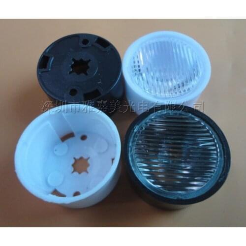 Cree LED lens Diameter 21.5mm streak (15 25 40 x 60 degrees ),XPE/XPG lens,"3535" Lens