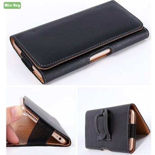Universal Leather Flip Phone Pouch for Huawei Honor 10 V10 9i 9 lite 8 7A 7C 8A 8C 8X Waist Cover Belt Clip Holster Bags Case