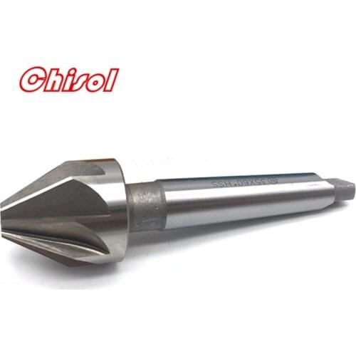 High quality 60 90 120 Degree HSS Countersink Drill Cutter MT1 MT2 MT3 MT4 Taper Shank Counter Spot Facer Cutting Tools