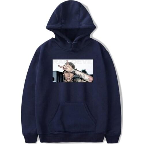 Funny Aikooki Hot MGK Machine Gun Kelly Hoodies Men/Women Fashion Casual Hip Hop Hoodie Print MGk Machine Gun Kelly Pullover Hoo