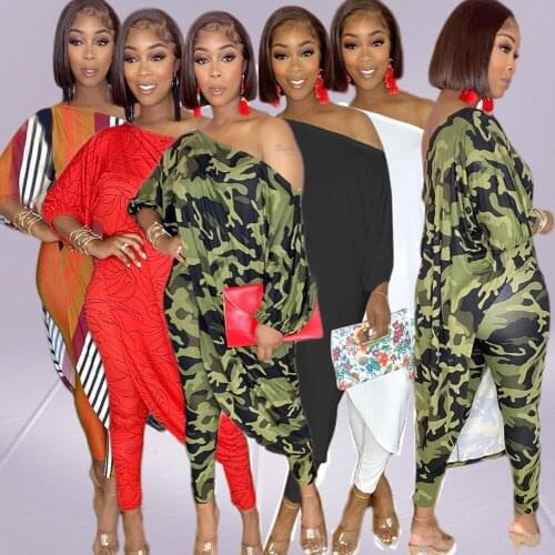 S-4xl Pants Sets Two Piece Set Women Half Sleeve Long Style Crop Top Casual Legging Fashion Streetwear Wholesale Dropshpping