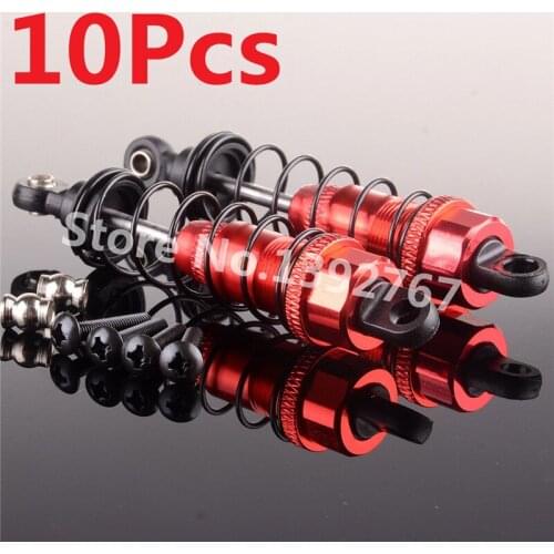 10Pcs RC Car HSP SCX SCX10 ELECTRIC 4WD Axial Aluminum Shock Absorber Fit 1/10 Scale Models Rock Crawler Remote Control Car