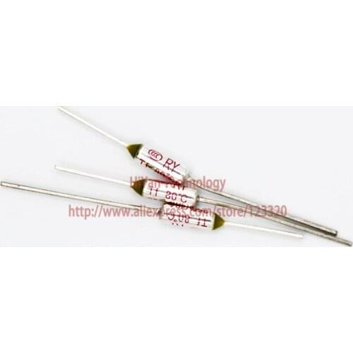 20pcs/lot) RY80 TF 80 Degree Celsius 80C 10A 250V Temperature Thermal Fuse