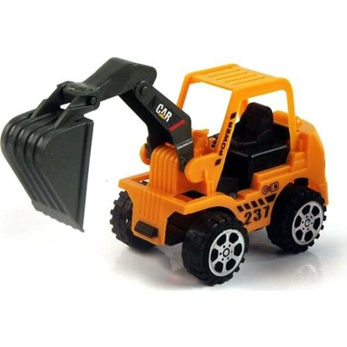 6x Small Vehicles Engineering Toys Birthday Gift Party Favors Cake Toppers